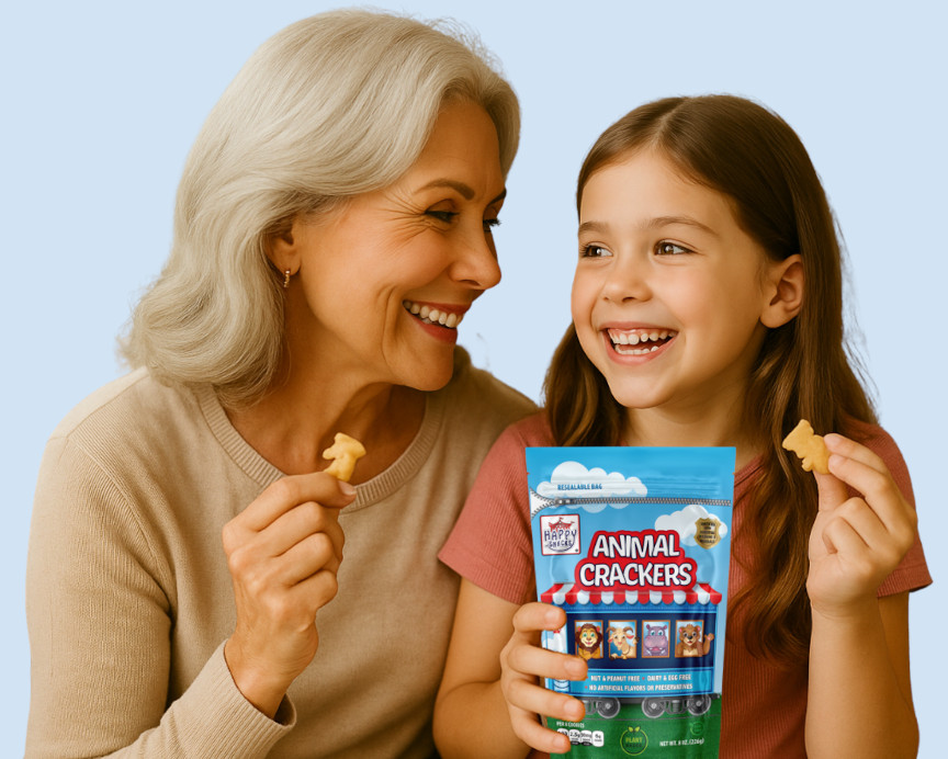 Grandma and granddaughter